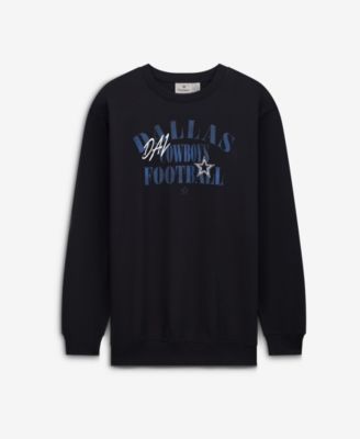 Men's Black Dallas Cowboys Big Tall Relaxed Halftime Lead Sweatshirt