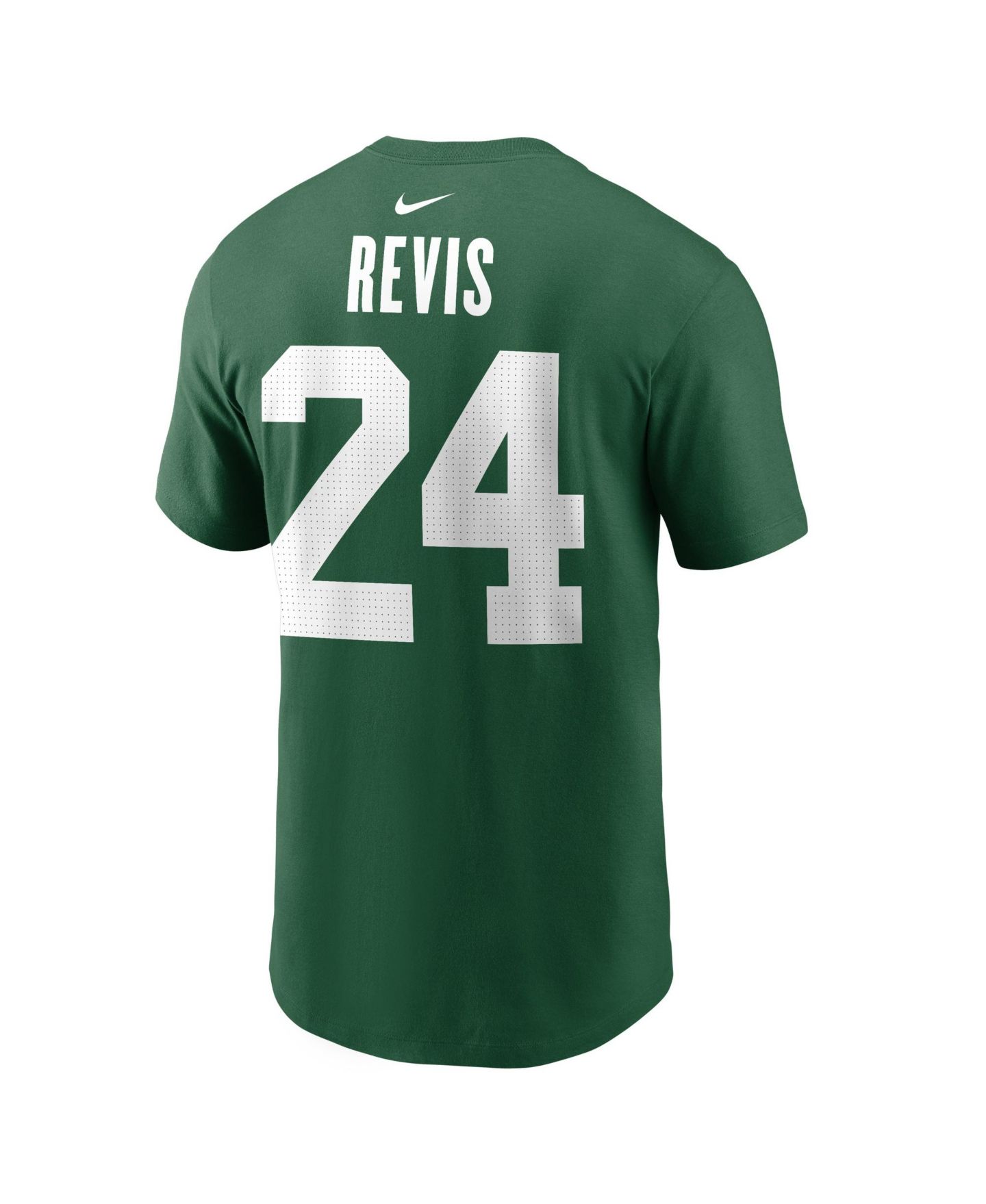 Мужская футболка Nike Darrelle Revis Green New York Jets Retired Name & Number — фото 5