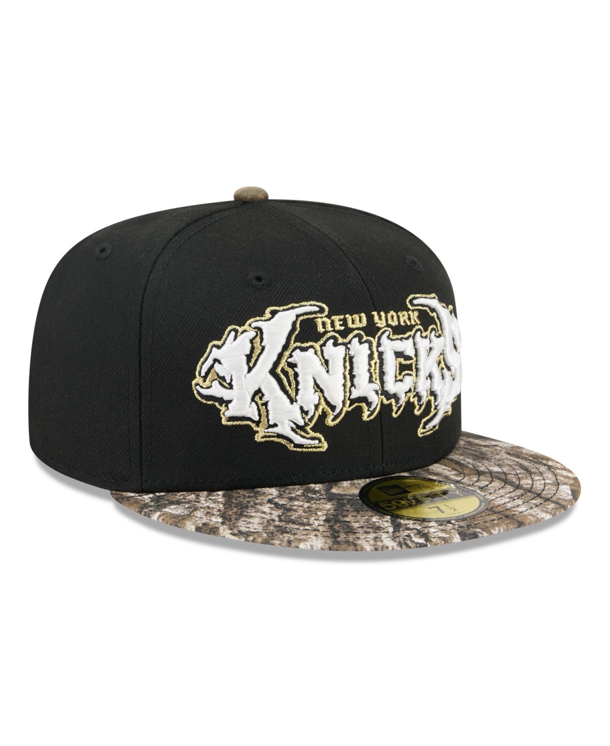 New Era Men's Black New York Knicks Thrilla 59FIFTY Fitted Hat - Black