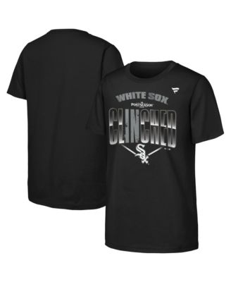 Big Boys' and Girls' Black Chicago White Sox 2026 MLB Postseason Locker Room T-Shirt