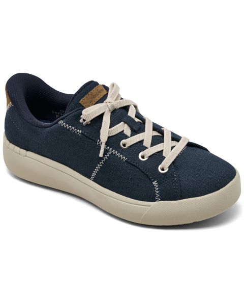 Женские кроссовки Skechers Geneva Slip-On Memory Foam Platform, цвет: Тёмно-синий