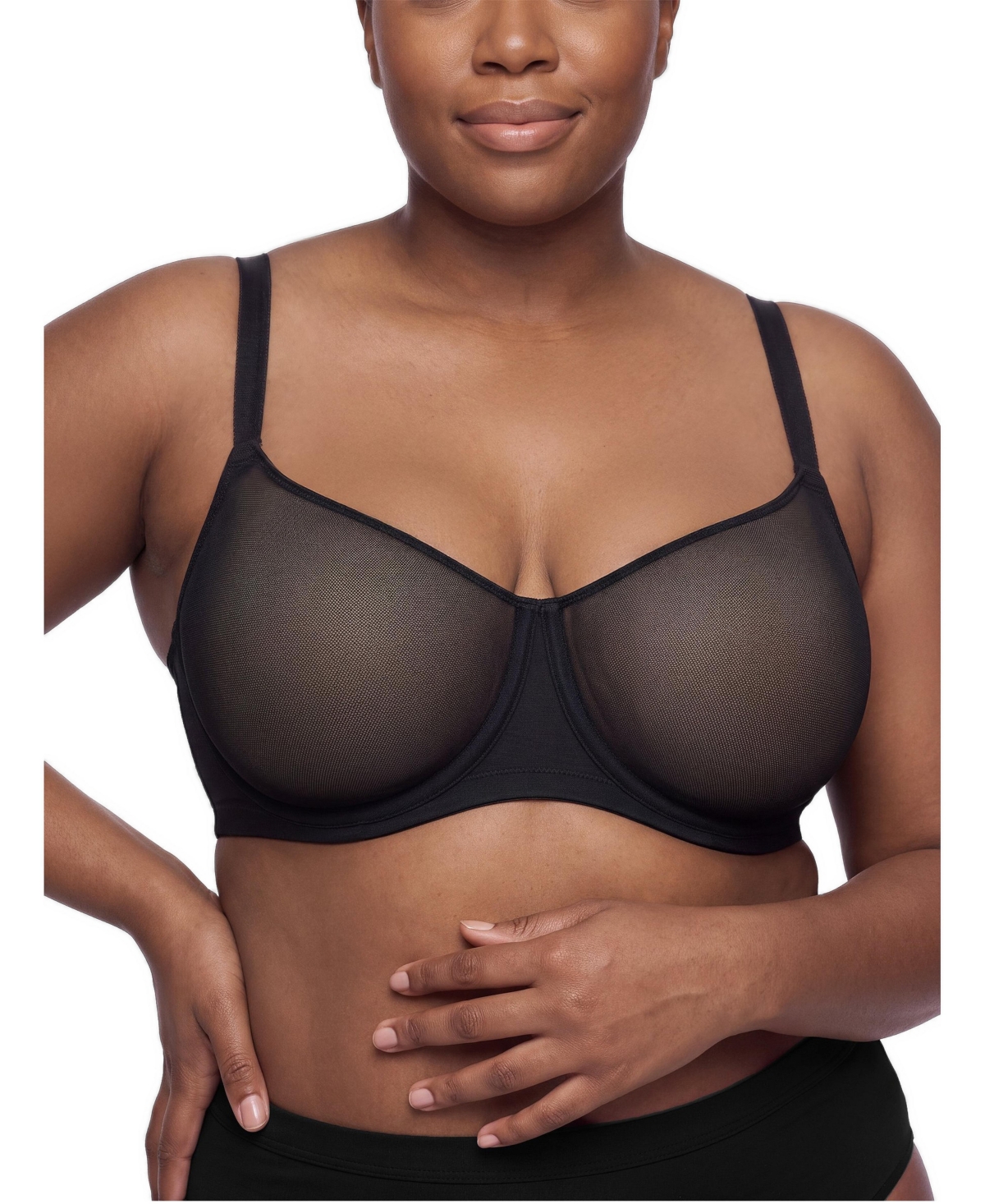 Torrid Plus Size Balconette Unlined Underwire Bra - Rich black