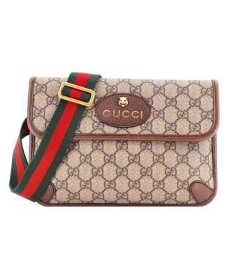 Neo Vintage Flap Belt Bag GG Coated Canvas