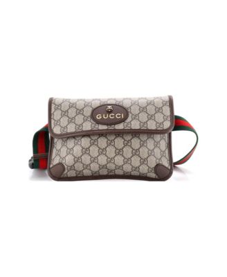 Neo Vintage Flap Belt Bag GG Coated Canvas