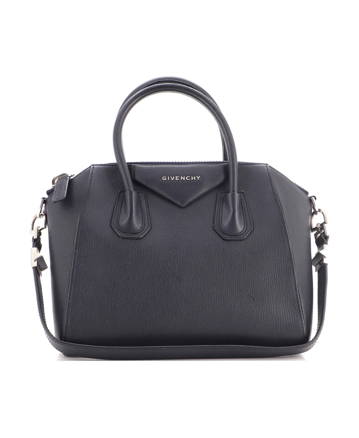 Pre-Owned Givenchy Small Antigona Bag Leather - Blue