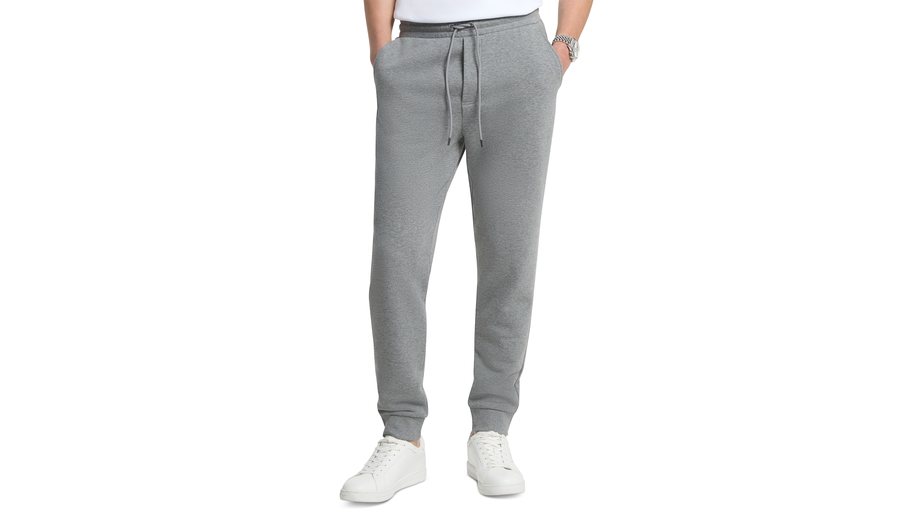 Michael Kors Men's Tapered Cotton-Blend Stretch Joggers
