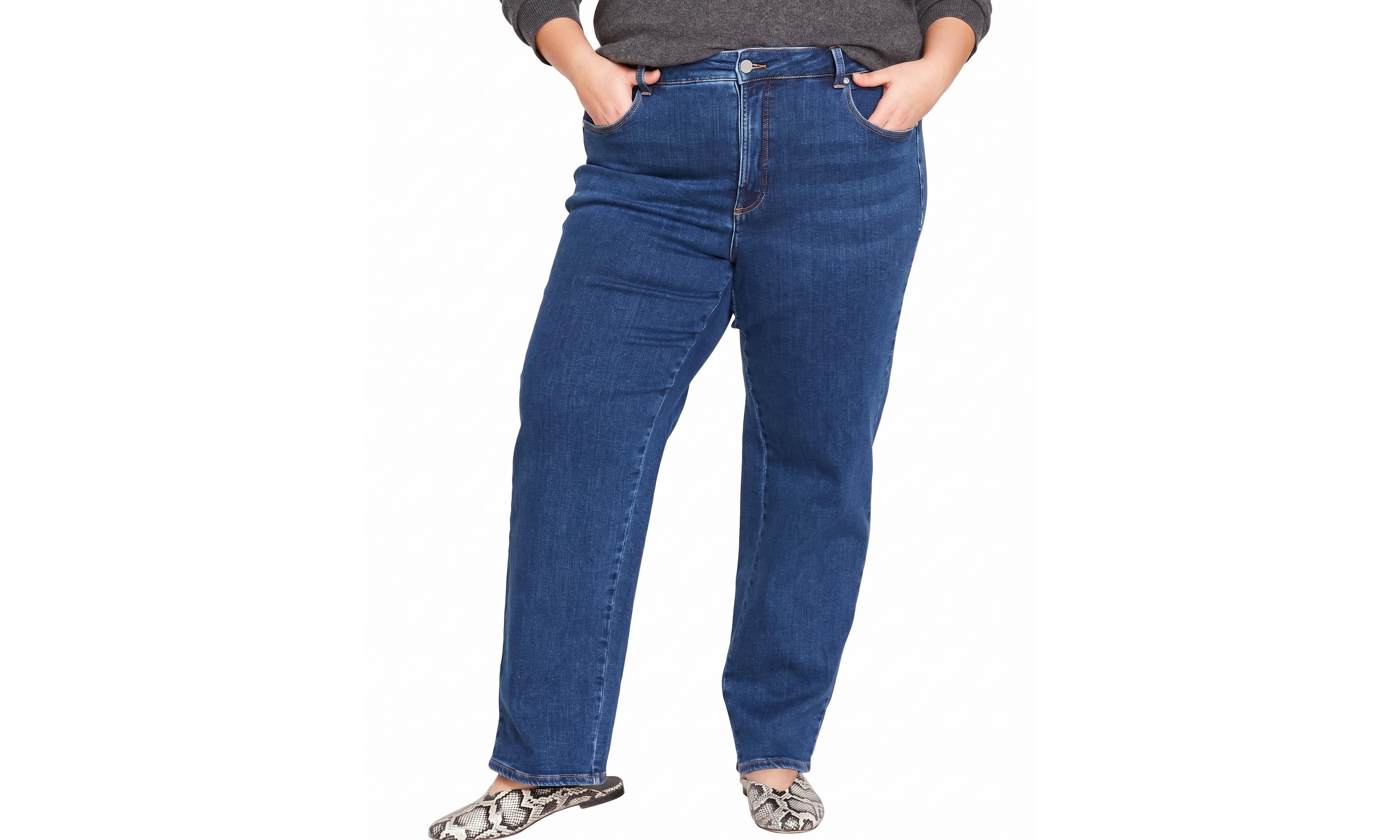 Universal Standard Women's Etta High-Rise Straight-Leg Jeans