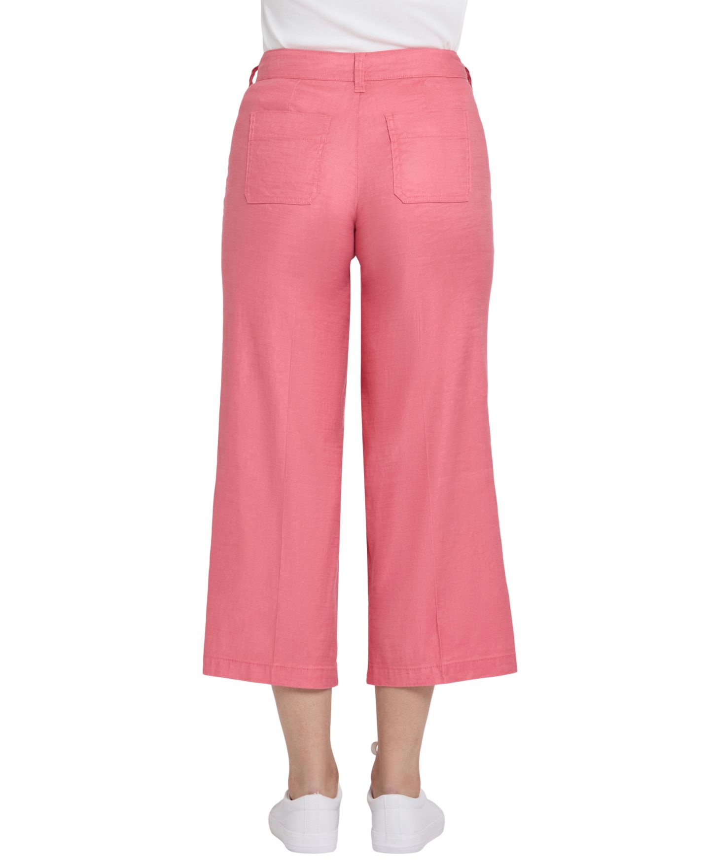 Женские брюки NYDJ Wide-Leg Cargo Capri, цвет: Пустынный розовый — фото 2