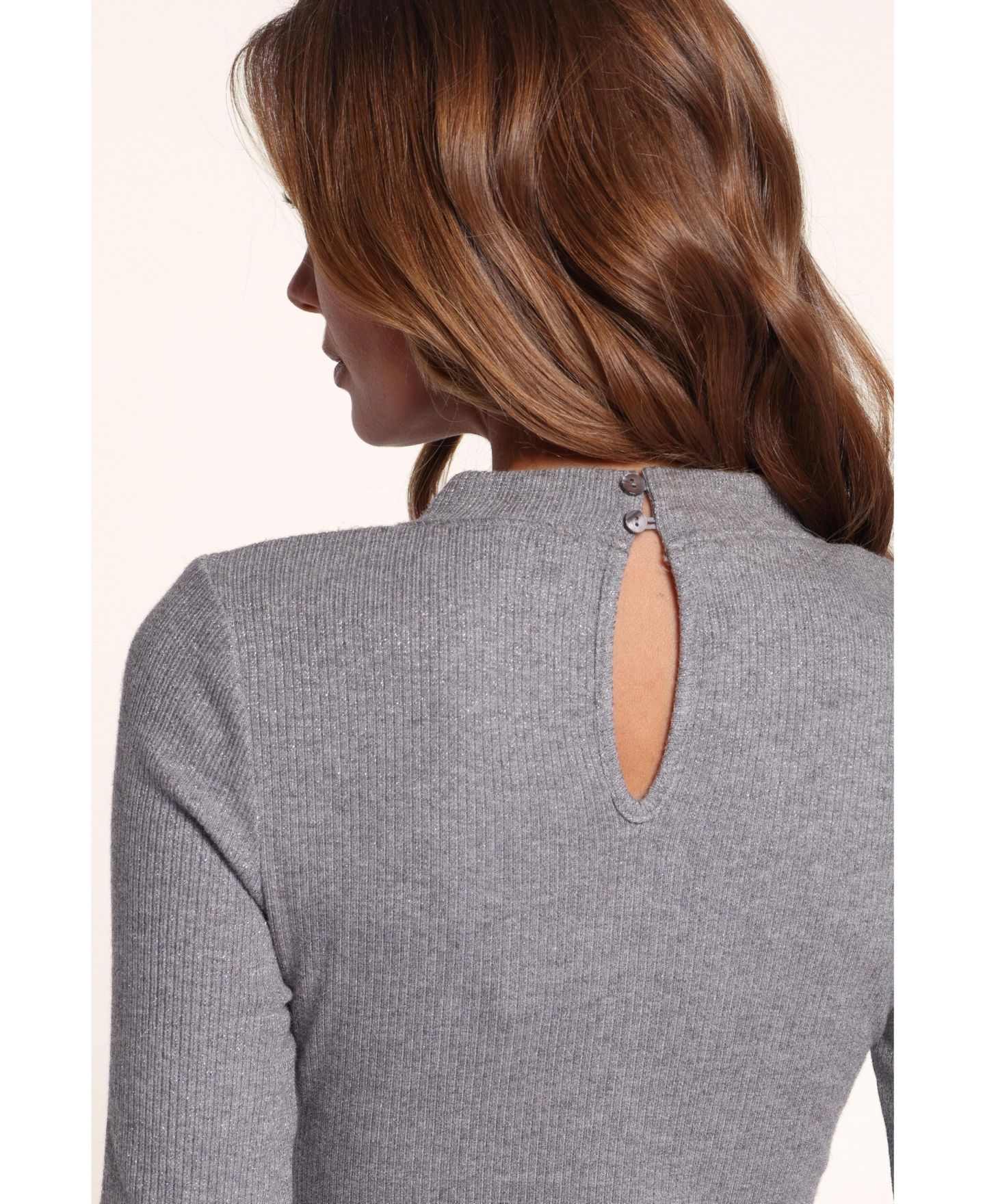 Женский топ Petal and Pup Bindy Long-Sleeve Crewneck Ribbed Knit, цвет: Угольный — фото 7