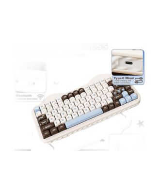 C75 Wireless 75% Layout Milk V2 Linear Mechanical Keyboard for PC/Mac