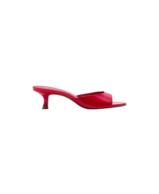 Kitten-Heel Strap Sandals