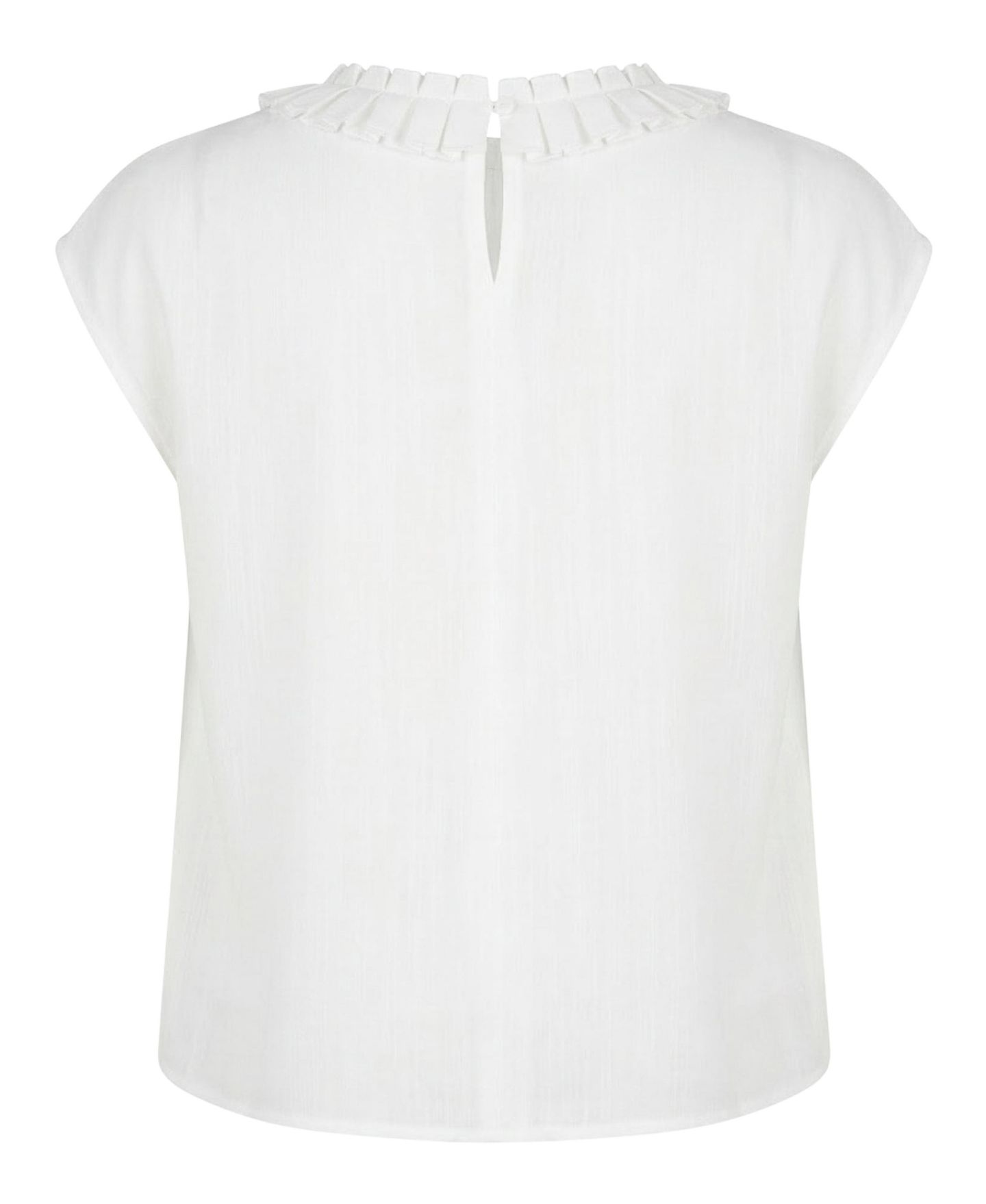 Женская блузка Modenaire Pleated Sleeveless Draped — фото 9