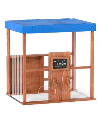 Gas Station Playhouse with Canopy, Ages 3+