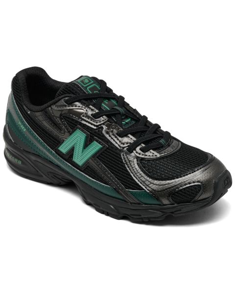 Детские кроссовки New Balance 740 Bungee Lace Low-Top, цвет: Чёрный