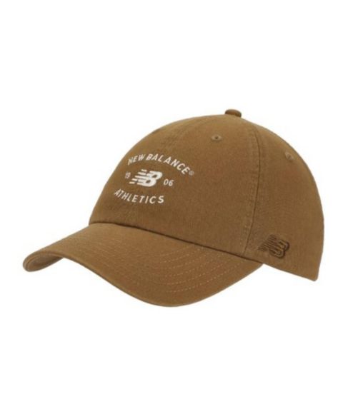 Мужская кепка New Balance Low-Profile 6-Panel Adjustable, цвет: Коричневый