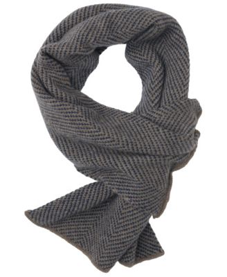 Genova Herringbone Double-Thickness Cashmere Neck Warmer