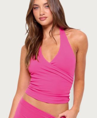Women's Alaya Fitted Wrap Halter Top