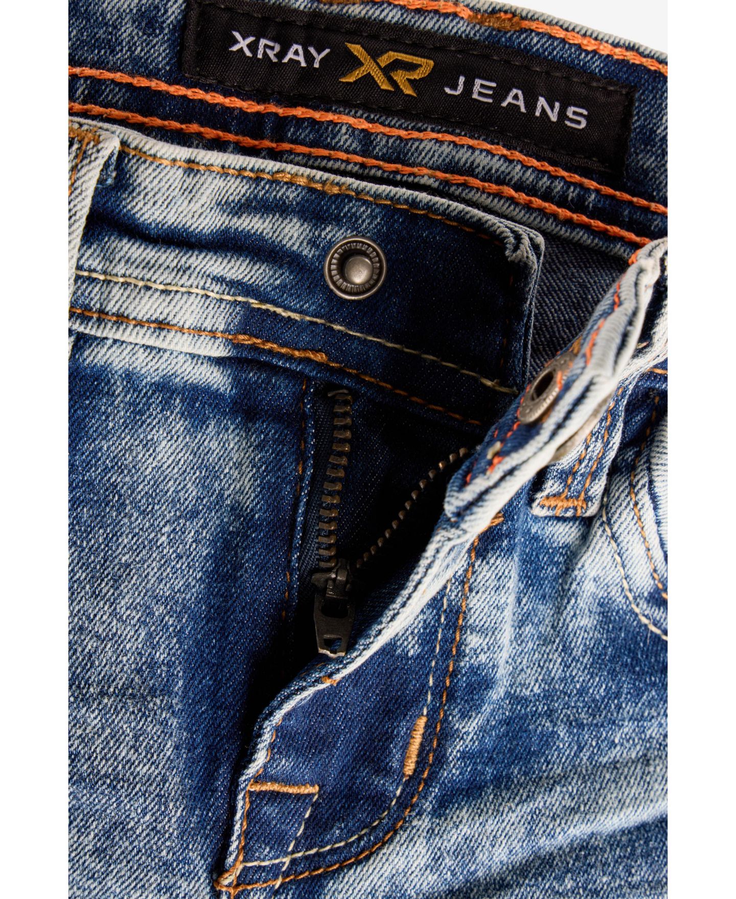 Джинсы XRAY X RAY Distressed Jeans 4-7 для мальчиков, цвет: Синий — фото 4