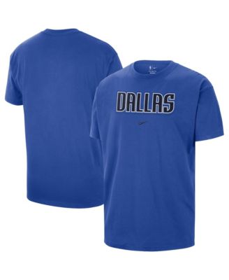 Men's Blue Dallas Mavericks Twill Logo T-Shirt
