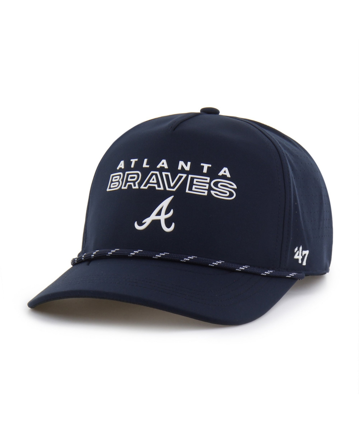 '47 Brand Men's Navy Atlanta Braves Vault Hitch Adjustable Hat - Navy