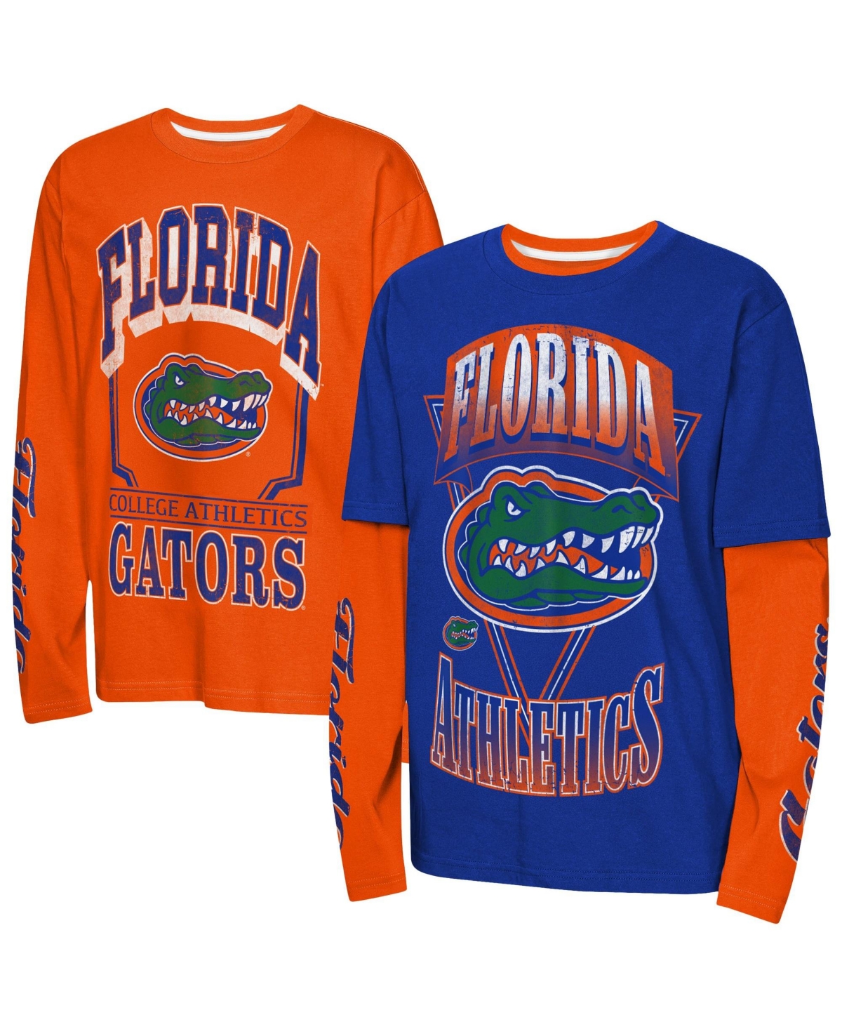 Outerstuff Preschool Royal/Orange Florida Gators The Mix 2.0 3-in-1 Combo T-Shirt - Royal, Orange