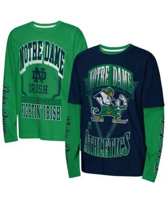 Preschool Navy/Green Notre Dame Fighting Irish The Mix 2.0 3-in-1 Combo T-Shirt