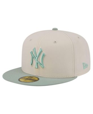 Men's Cream/Green New York Yankees Color Pack 59FIFTY Fitted Hat