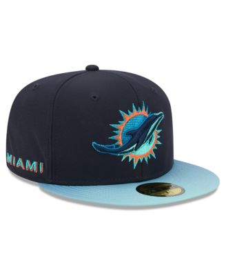 Men's Navy Miami Dolphins Rivalries Collection 59FIFTY Fitted Hat
