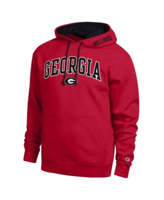 Men's Red Georgia Bulldogs Arch Tackle Twill Hoodie