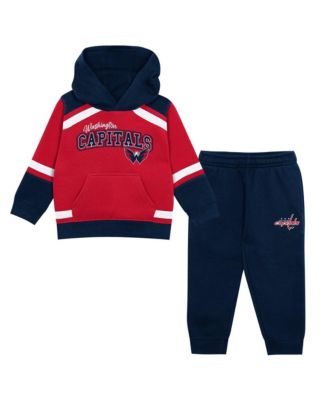 Toddler Red/Navy Washington Capitals Ice Explorer Hoodie & Pants Set