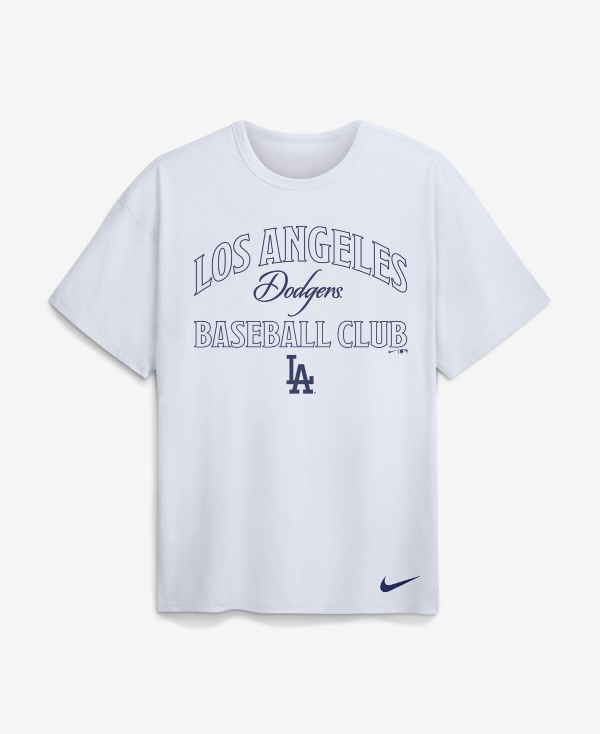 Nike Men's White Los Angeles Dodgers Max90 Heavyweight T-Shirt - White
