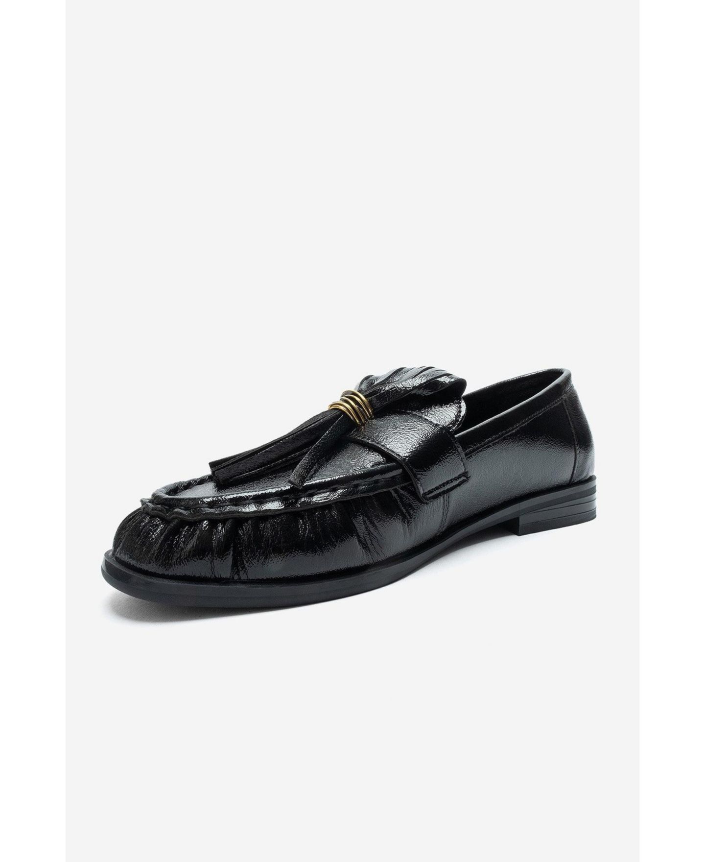 Женские туфли Prologue Shoes Marston Tassel Loafer Round-Toe, цвет: Чёрный — фото 7