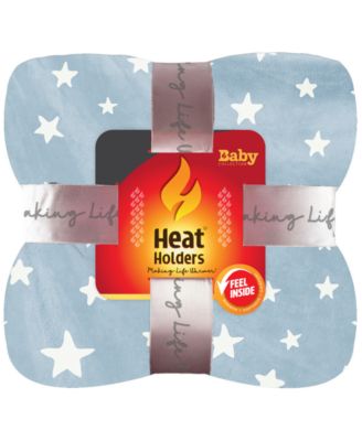 Baby Cradle Star-Print HeatWeaver&reg; Fleece Baby Blanket