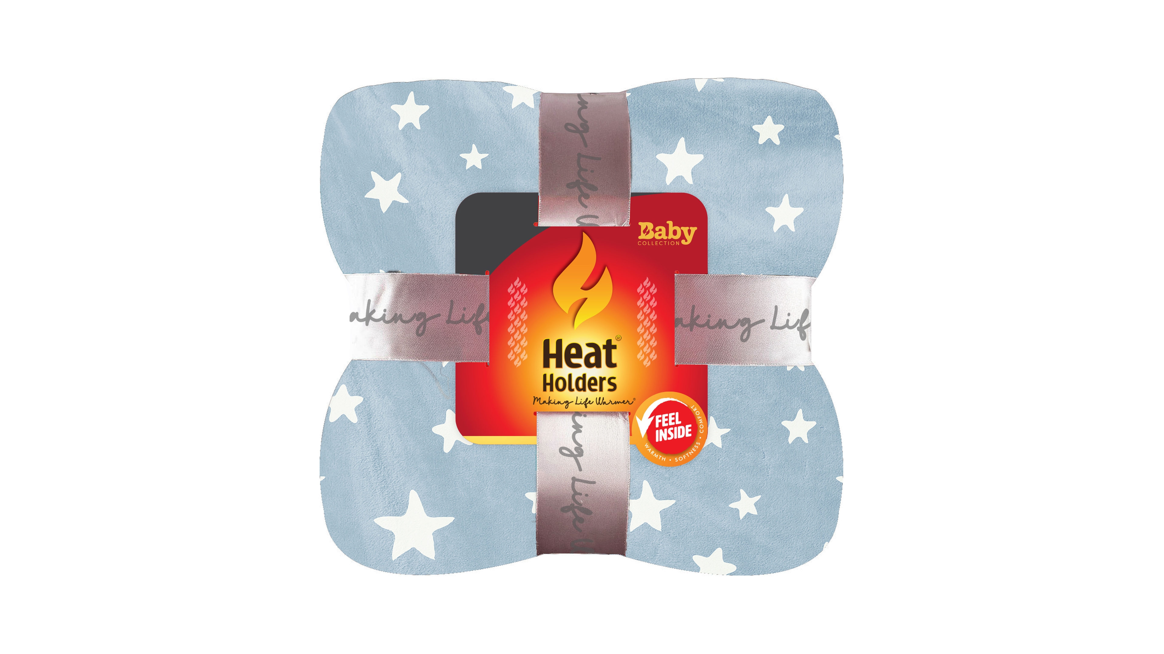 Heat Holders Baby Cradle Star-Print HeatWeaver Fleece Blanket, 30" x 40"