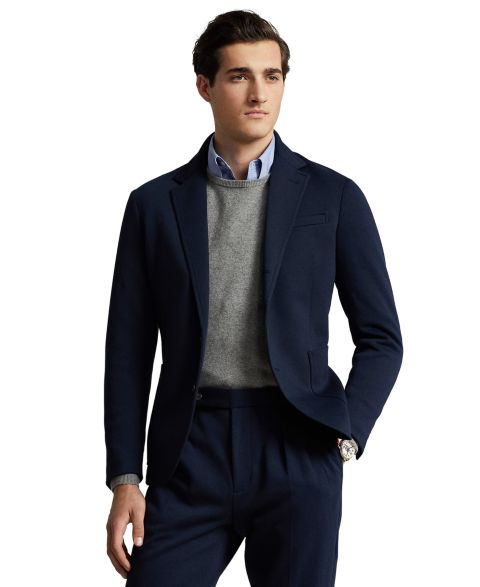 Мужской пиджак Polo Ralph Lauren Polo Soft Double-Knit Suit, цвет: Тёмно-синий