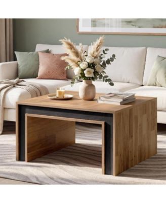 31.5" Square Coffee Table, Modern Coffee Table,Center Table