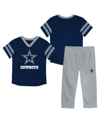 Toddler Navy Dallas Cowboys Redzone Jersey Top and Pant Set