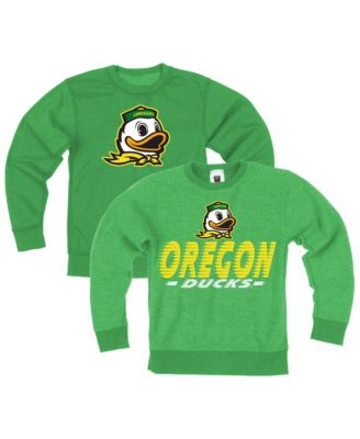 Big Boys' and Girls' Green Oregon Ducks Reversible Sweatshirt
