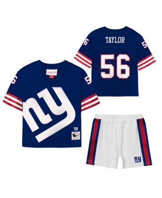 Toddler Lawrence Taylor Navy New York Giants Playmaker Short Set
