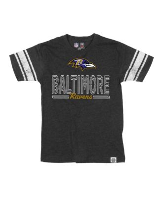 Big Boys' and Girls' Black Baltimore Ravens Football Jersey