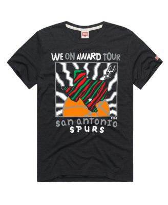 Men's and Women's Charcoal San Antonio Spurs x A Tribe Called Quest We On Award Tour Tri-Blend T-Shirt