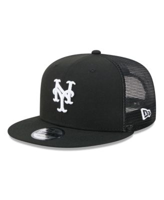 Men's Black New York Mets 9FIFTY Adjustable Trucker Hat