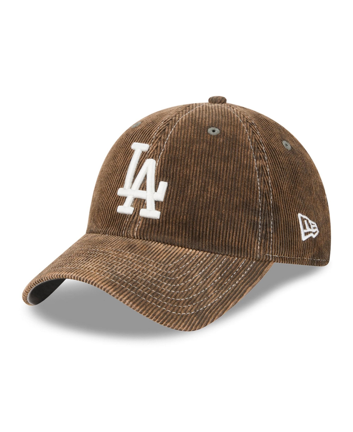 New Era Men's Olive Los Angeles Dodgers Corduroy Casual Classic Adjustable Hat - Olive