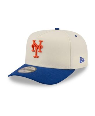 Men's Cream New York Mets Rear Hit 9FIFTY A-Frame Snapback Hat