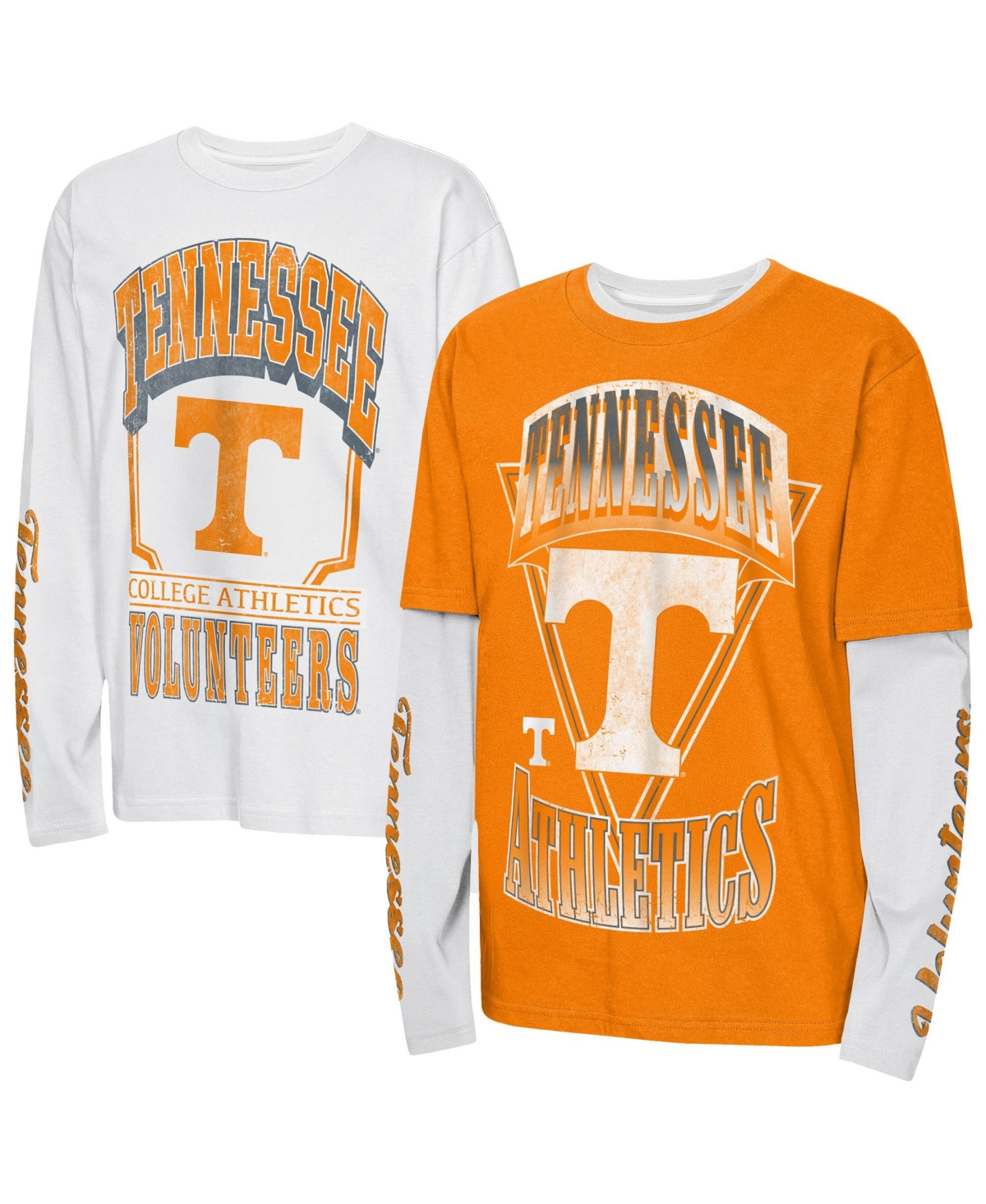 Outerstuff Big Boys' and Girls' Tennessee Orange Tennessee Volunteers Combo T-Shirt Set - Tennessee Orange