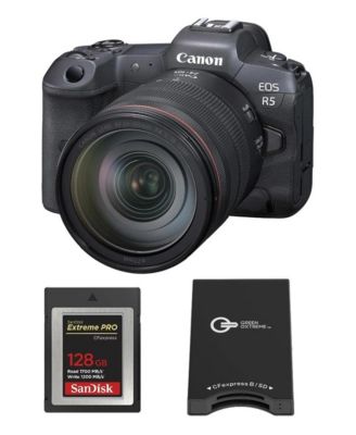 EOS R5 RF 24-105mm f/4L IS USM 45 Megapixel 8K Mirrorless Camera