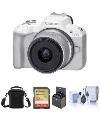 EOS R50 Mirrorless Camera with RF-S 18-45mm f/4.5-6.3 IS STM Lens, 24.2MP, UHD 4K