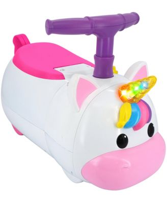 Zoom Lights and Sounds Unicorn Ride-On, Ages 12-36 Months