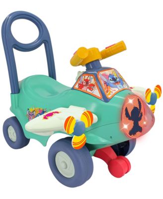 Animated Lights Activity Plane: Stitch Ride-On Airplane, Ages 12-36 Months
