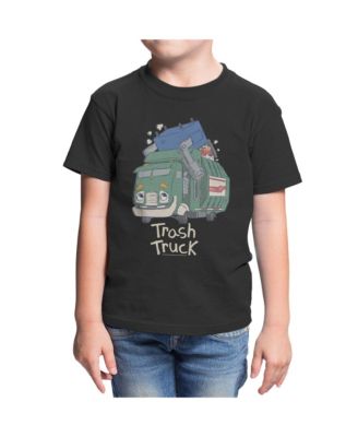 Boys' 4-20 Lifting Blue Dumpster Graphic T-Shirt